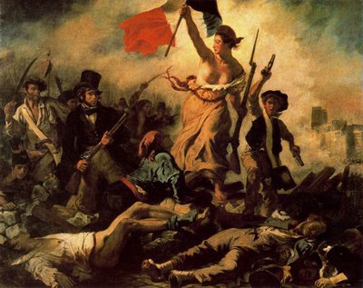 La libertad guiando al pueblo de Eugène Delacroix