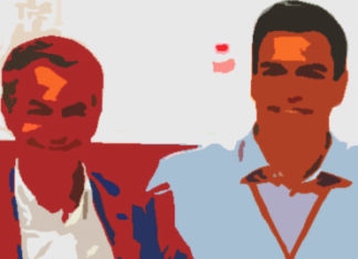 Pedro Sánchez y la sonrisa triste de Rodríguez Zapatero Pedro Sánchez y la sonrisa triste de Rodríguez Zapatero