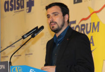 Hielos en la izquierda Alberto Garzón en el Forum Europa. FOTO: Nueva Economía Forum