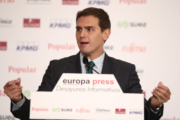 Albert Rivera en los Desayunos Informativos de Europa Press. FOTO: EP Albert Rivera en los Desayunos Informativos de Europa Press. FOTO: EP