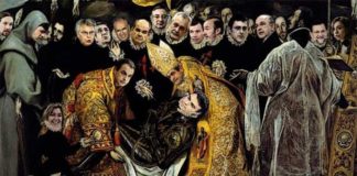 El entierro del Conde de Ferraz (Ilustración de Rafael Herrera Espinosa)