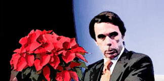Aznar y la flor de pascua