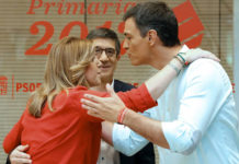 Gana Pedro Sánchez, ¿no se lo cree? Debate PSOE Primarias 2017. FOTO: El Confidencial