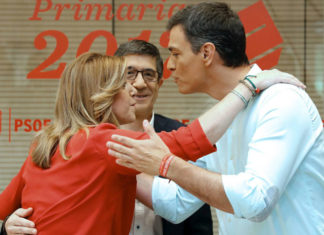 Gana Pedro Sánchez, ¿no se lo cree? Debate PSOE Primarias 2017. FOTO: El Confidencial