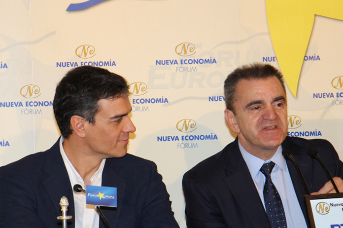 Pedro Sánchez y José Manuel Franco
