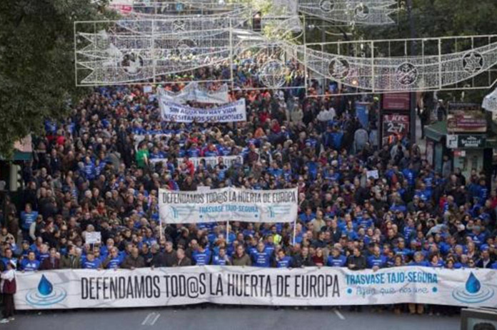 Manifestación La Huerta de Europa