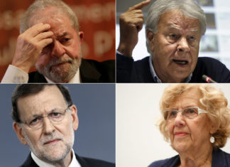 Lula, Felipe González, Carmena, Rajoy