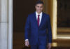 Pedro Sánchez en Moncloa / FOTO: Angel Navarrete/Bloomberg