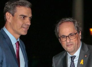 Torra ha vacilado a Sánchez Torra y Sánchez