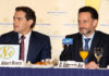 Albert Rivera y Edmun Bal. FOTO: Nueva Economía Fórum