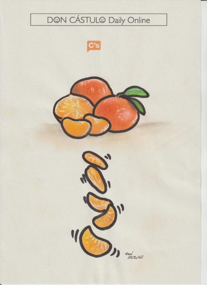 Desgajando la naranjita