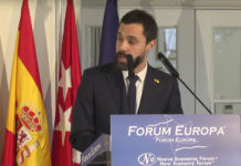 Roger Torrent en el Forum Europa
