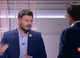 Soy Rufián, no Torra, ni Guardiola, ni Sánchez Soy Rufián, no Torra, ni Guardiola, ni Sánchez- FOTO: RTVE
