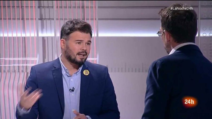 Soy Rufián, no Torra, ni Guardiola, ni Sánchez- FOTO: RTVE Soy Rufián, no Torra, ni Guardiola, ni Sánchez- FOTO: RTVE