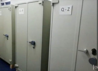Corrupción en caja fuerte Las cajas fuertes del PSOE de Andalucía en una imagen de Canal Sur
