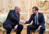 La vecchia Signora Trump y Macron
