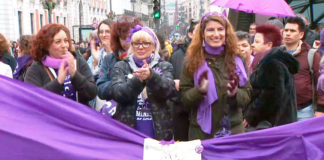 Manifestación feminista del 8 de febrero de 2020