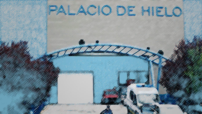Palacio de Hielo utilizado como morgue Palacio de Hielo utilizado como morgue