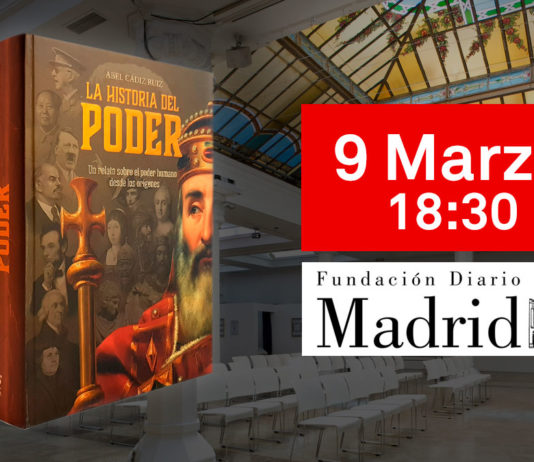 Presentación 'La historia del poder' en Fundación Diario Madrid. 9 de marzo de 2020.