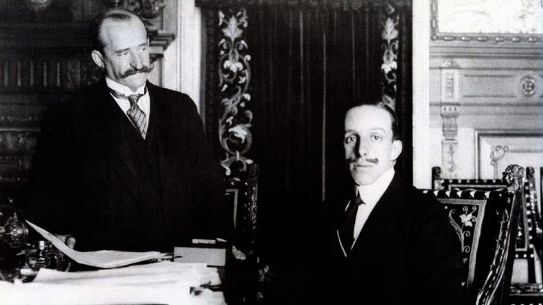 El conde de Romanones y Alfonso XIII