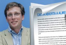 Carta abierta al alcalde de Madrid Carta abierta a José Luis Martínez-Almeida