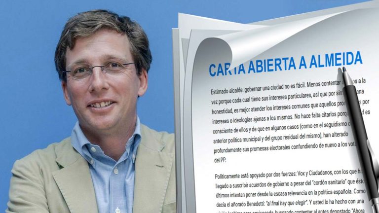Carta abierta a José Luis Martínez-Almeida