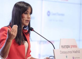 Begoña Villacís en los Desayunos de Europa Press
