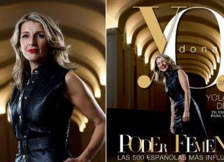 Yolanda, contingentemente, Yolanda Yolanda Díaz, protagonista de la portada de la revista Yo Dona