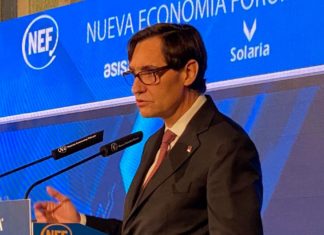 Salvador Illa en NEF