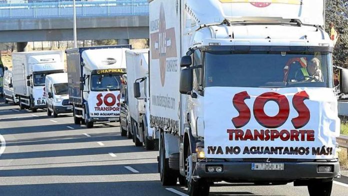 Huelga de transportistas Huelga de transportistas
