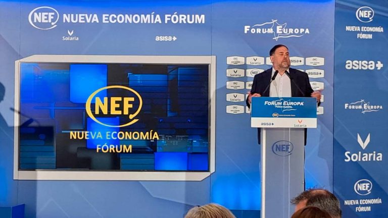 Oriol Junqueras, ave de oro y juncos