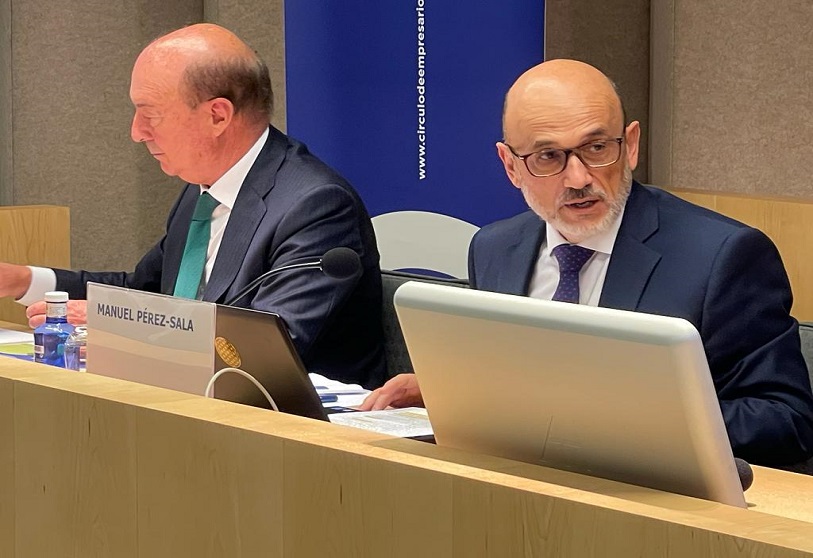 El presidente del Círculo de Empresarios, Manuel Pérez-Sala