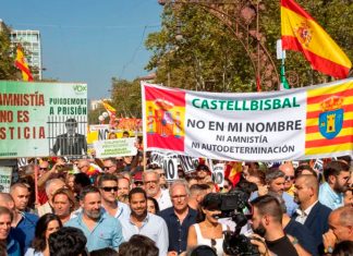 Sánchez huye del conflicto y Puigdemont lo busca Pretenden amnistía en contra el del estado de derecho y de la voluntad popular.