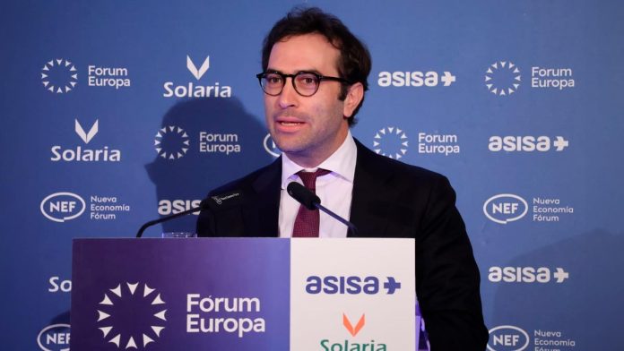 El ministro Carlos Cuerpo El ministro Carlos Cuerpo en Nueva Economía Fórum