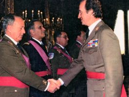 Casinello saluda al rey Juan Carlos