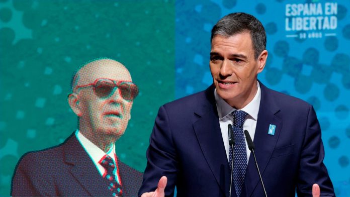 Franco y Sánchez en la historia