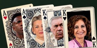 Dobles parejas: Ancelotti-Mariaguesú y Yolanda-Vinicius