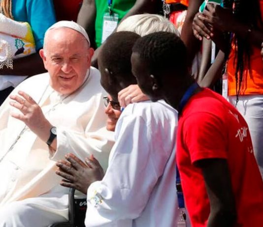 El Papa Francisco en Sudán del Sur en 2023. | REUTERS/Thomas Mukoya