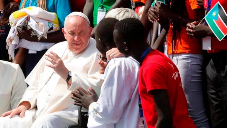 El Papa Francisco en Sudán del Sur en 2023. | REUTERS/Thomas Mukoya