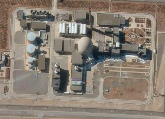 Una imagen satelital muestra las instalaciones de Arak en Irán en esta imagen del 15 de febrero de 2025 - PHOTO/ Maxar Technologies vía REUTERS